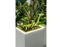 Lechuza Blumentopf Canto Premium 40 High, Weiss, Hochglanz