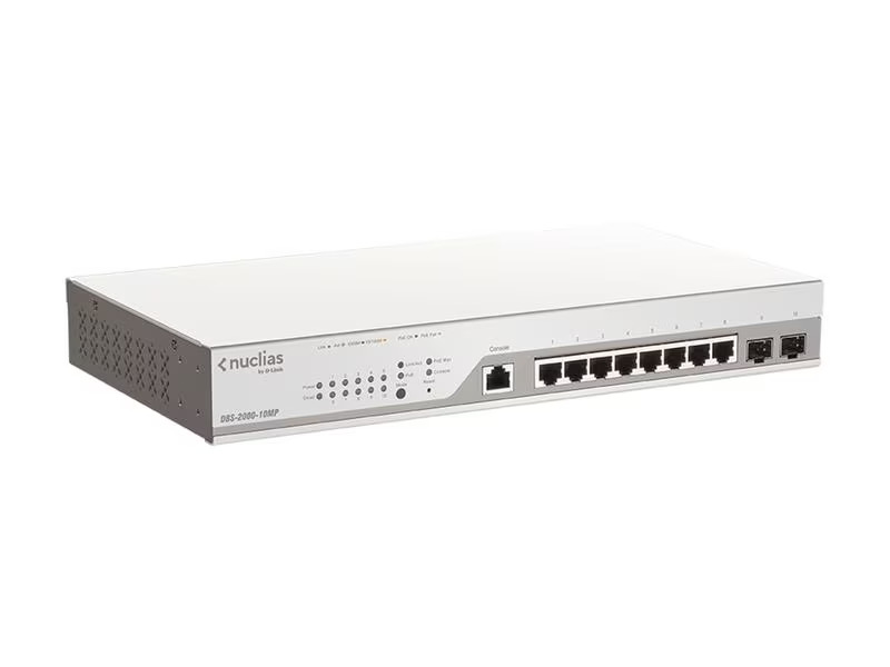 D-Link PoE+ Switch DBS-2000-10MP/E 10 Port