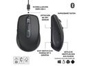 Logitech Mobile Maus MX Anywhere 3s for Business Graphite