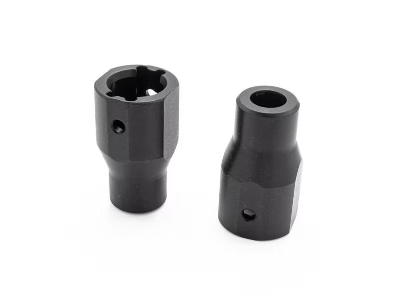 Hobbytech Achse hinten Lockout Aluminium Schwarz CRX