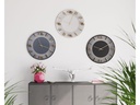 Kare Wanduhr Leonardo Ø 49 cm, Schwarz
