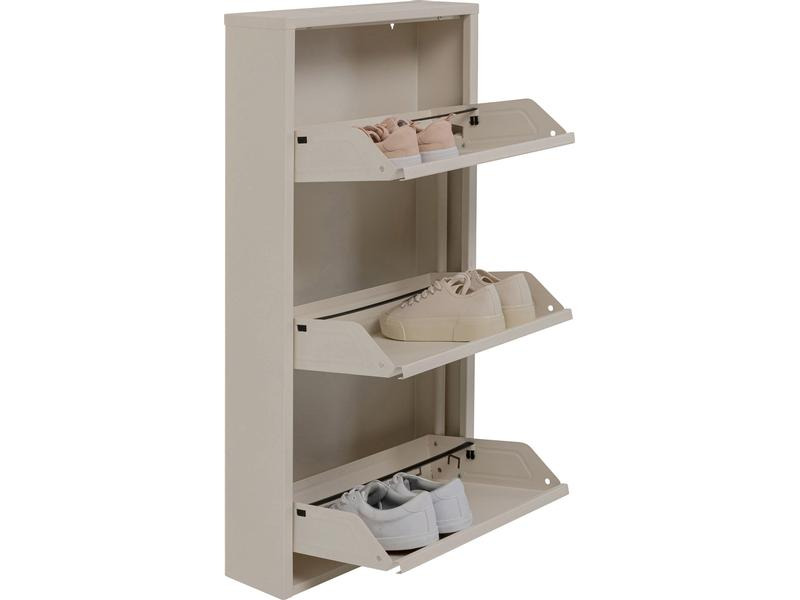 Kare Schuhschrank  Caruso 100 x 50 cm, Crème