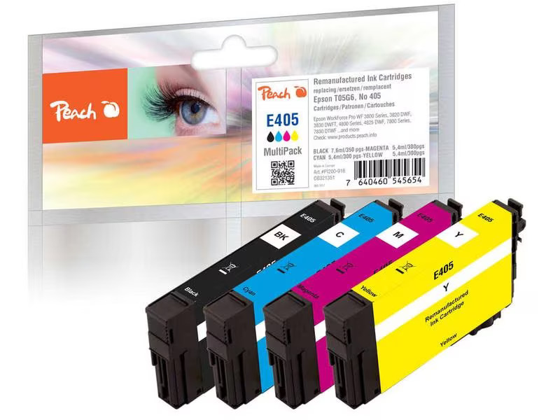 Peach Tonerset Epson T05G6 405 MultiPack C/M/B/Y