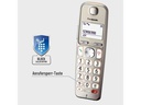Panasonic Schnurlostelefon KX-TGE250SLN Champagner