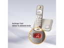 Panasonic Schnurlostelefon KX-TGE250SLN Champagner