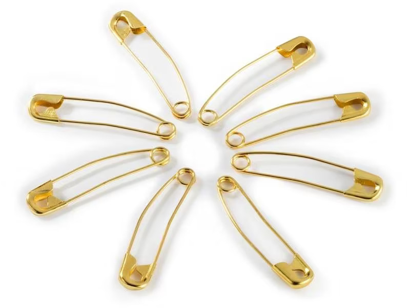 Prym Sicherheitsnadel Gold, Nr. 2, 38 mm