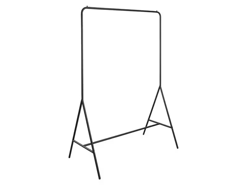 Schou Garderobenständer 109 x 55 x 154 cm, Schwarz matt