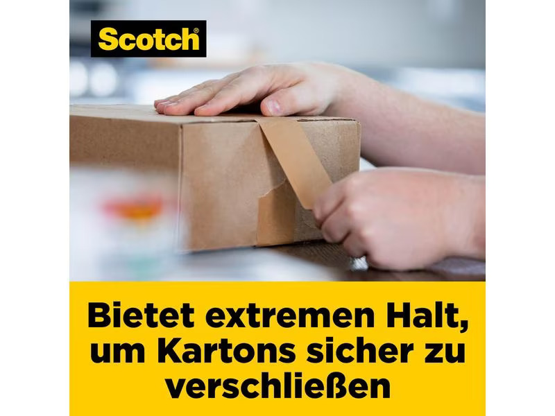 Scotch Verpackungsband Box Lock Papier 48 mm x 22.8 m, 1 Rolle