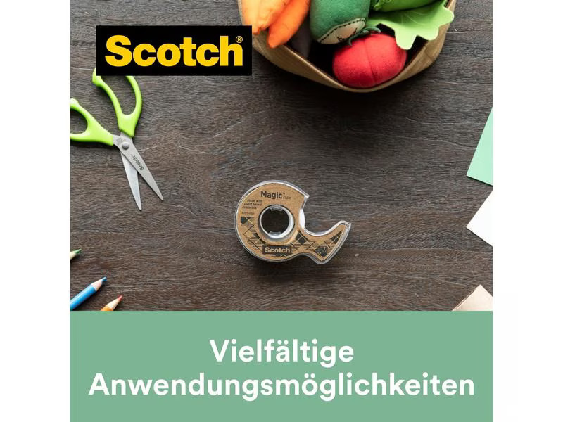 Scotch Handabroller Magic Greener Choice 19 mm x 20 m, 1 Stück