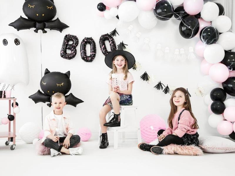 Partydeco Ballons Folienballon Fledermaus 80 x 52 cm, Schwarz