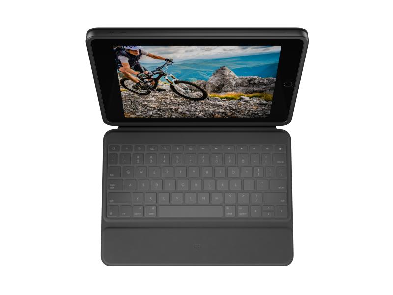 Logitech Tablet Tastatur Cover Rugged Folio iPad 10.2 (7.+8. Gen.)