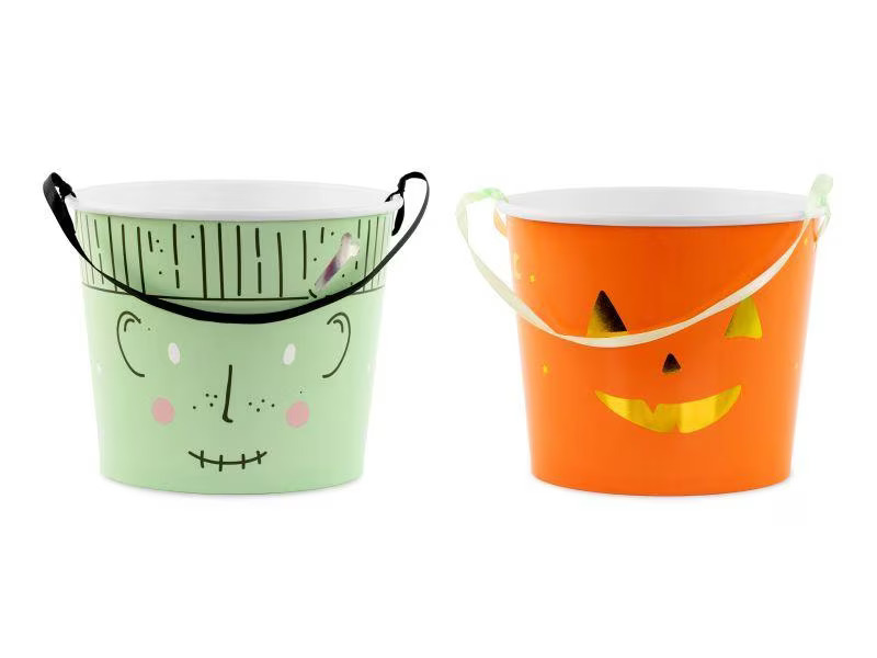 Partydeco Einweggeschirr Süssigkeiten Eimer Mix,13.5 cm