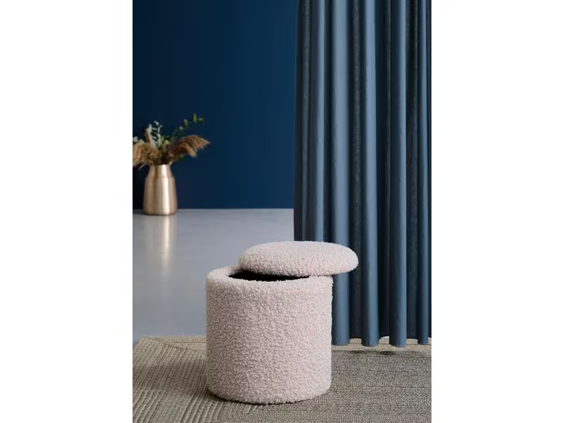 Schou Pouf 36 x 40 cm, Weiss