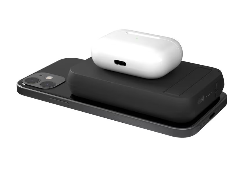 Zens Powerbank Dual Wireless Powerbank 4000 mAh Black