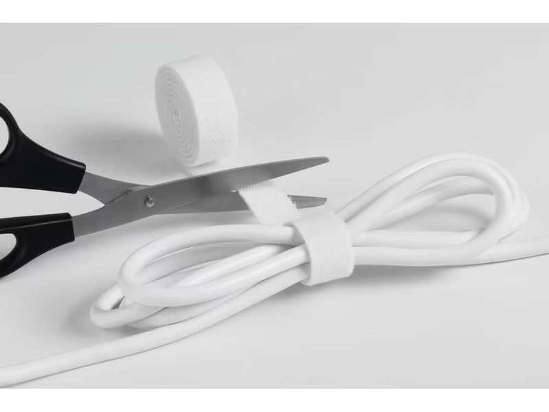 DURABLE Klettband-Rolle Cavoline Grip 30 mm x 1 m, Weiss