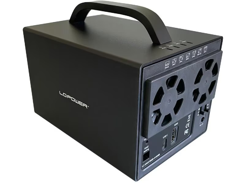 LC-Power Externes Gehäuse LC-35U3-RAID-4-HDMI 3.5