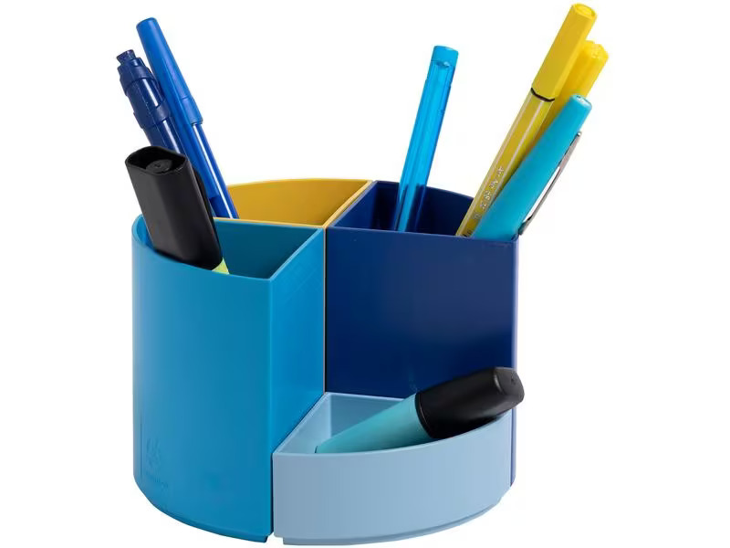 Exacompta Stiftehalter Bee Blue Dunkelblau/Gelb/Hellblau