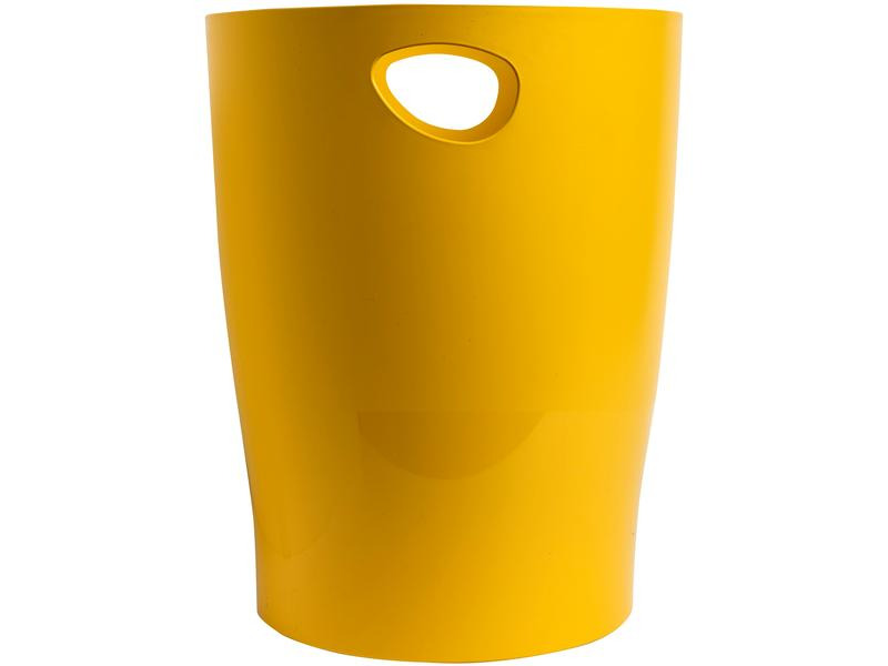 Exacompta Papierkorb Bee Blue Ecobin 15 l, Safran/Gelb