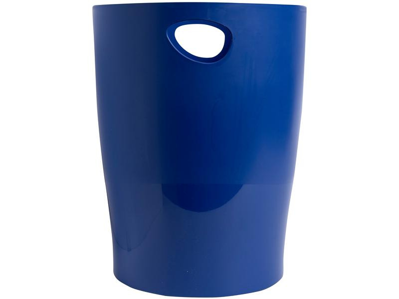 Exacompta Papierkorb Bee Blue Ecobin 15 l, Marineblau