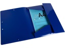Exacompta Gummibandmappe Bee Blue Marineblau