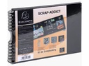 Exacompta Fotoalbum Scrap-Addict Set Schwarz