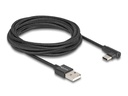 Delock USB 2.0-Kabel USB A - USB C gewinkelt 3 m