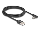 Delock USB 2.0-Kabel USB A - USB C gewinkelt 2 m