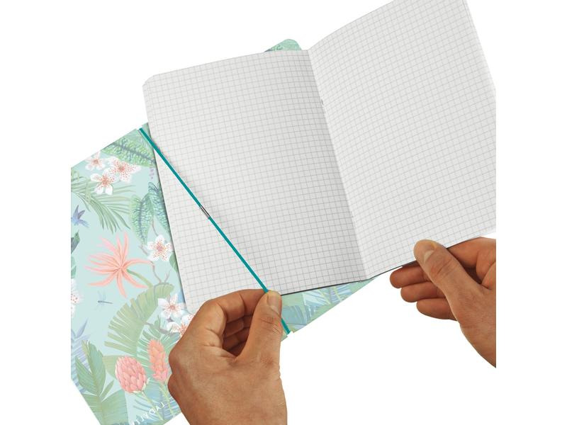 Herlitz Notizheft Ladylike Jungle A4, 2 x 40 S., liniert/kariert