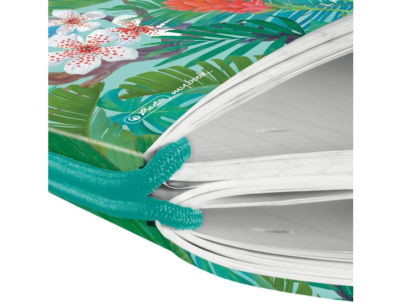 Herlitz Notizheft Ladylike Jungle A4, 2 x 40 S., liniert/kariert