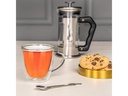 Bialetti Cappuccinotasse Capri 160 ml, 2 Stück, Transparent