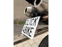 21CARS Kennzeichenhalter Klick Motorrad, Schwarz