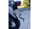 21CARS Kennzeichenhalter Klick Motorrad, Schwarz