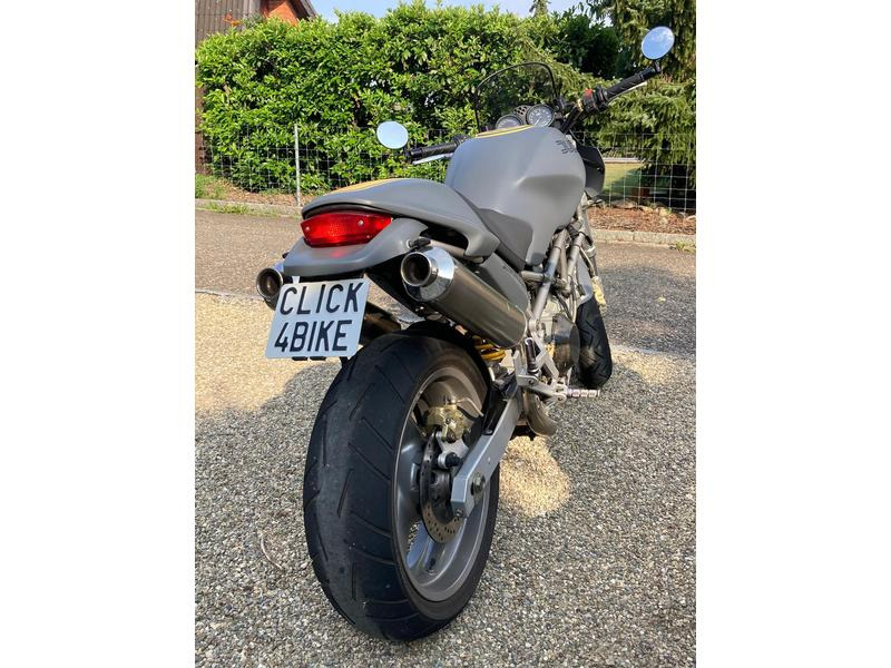 21CARS Kennzeichenhalter Klick Motorrad, Schwarz