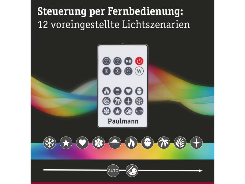 Paulmann EntertainLED USB Strip TV-Beleuchtung RGB+, 55