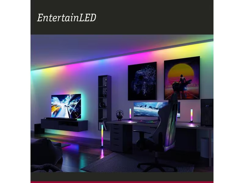 Paulmann EntertainLED USB Strip TV-Beleuchtung RGB+, 55