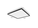 Philips Hue Panelleuchte White Ambiance Aurelle, 60 x 60 cm, Schwarz