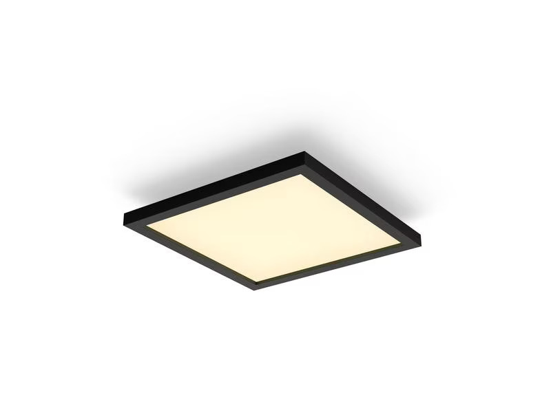 Philips Hue Panelleuchte White Ambiance Aurelle, 30 x 30 cm, Schwarz