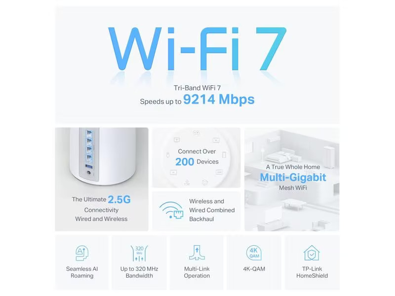 TP-Link Mesh-System Deco BE65 3er Set