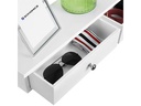 Songmics Wandregal mit 2 Schubladen Weiss