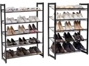Songmics Schuhregal 5 Etagen Schwarz