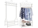 Songmics Garderobenständer mit Schuhablage 92 x 173 x 41 cm, Beige