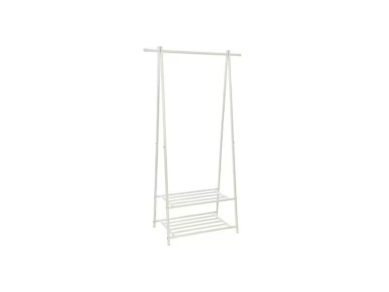 Songmics Garderobenständer 87.5 x 155 cm, Weiss
