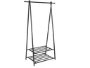 Songmics Garderobenständer 87.5 x 155 cm, Schwarz