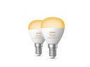 Philips Hue Leuchtmittel White Ambiance E14, 2 x 0.5 W, 2200-6500 K