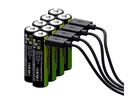 Verico Akku 8x AA 1700 mAh mit USB-C