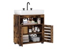 VASAGLE Badezimmerregal 60 x 30 x 63 cm, Braun