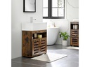 VASAGLE Badezimmerregal 60 x 30 x 63 cm, Braun