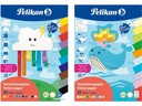 Pelikan Tonzeichenpapier Rainbow 20 Blatt, 11 Farben assortiert
