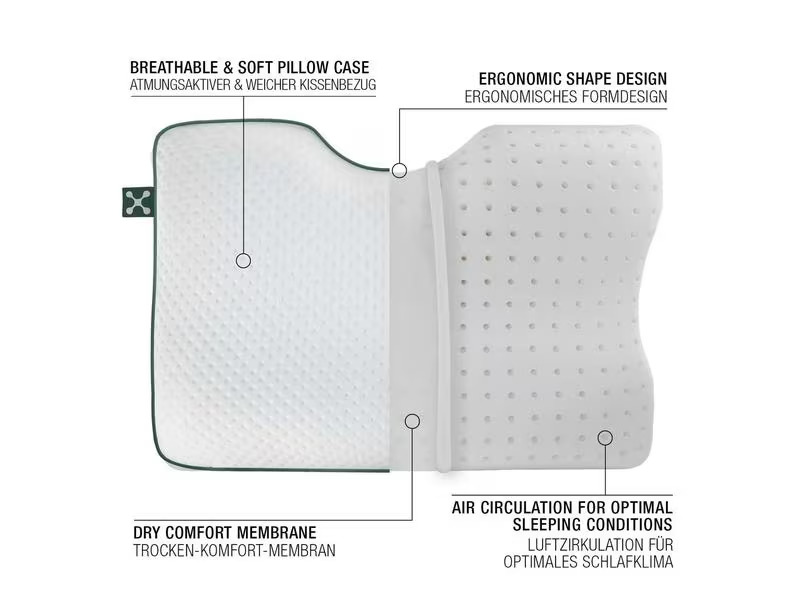 Smartsleep Nackenkissen Silence L 54 x 40 x 12 cm