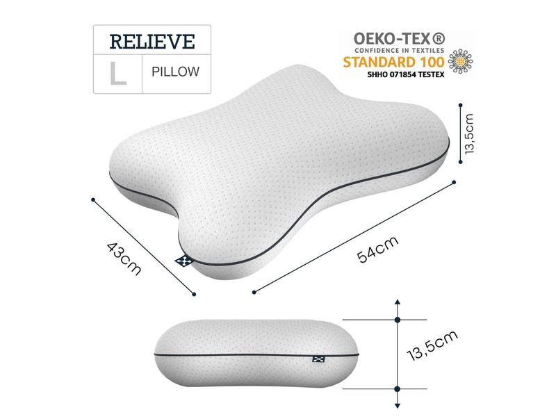 Smartsleep Nackenkissen Relieve L 54 x 43 x 13.5 cm
